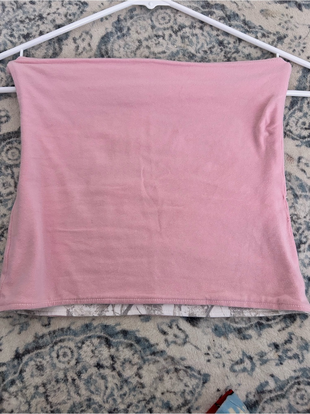 Hollister Soft Pink Strapless Bandeau Top